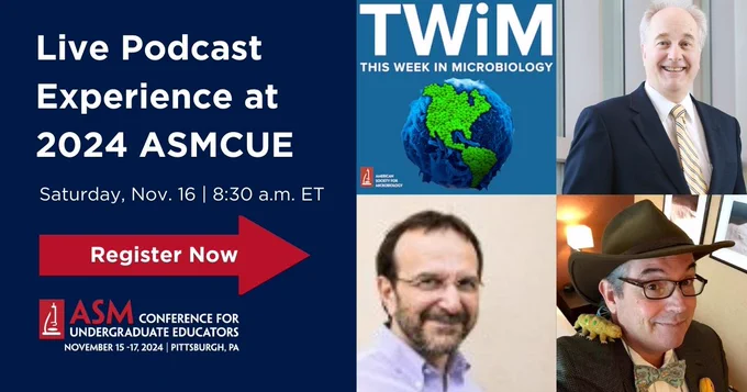 Live podcast experience at 2024 ASMCUE- register now.