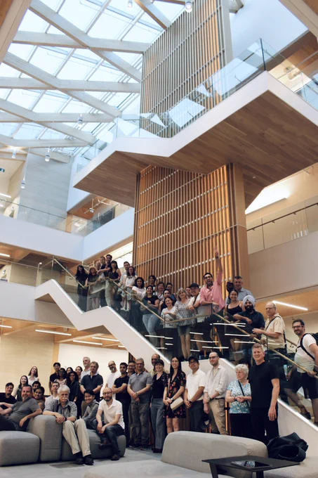 Moriyama Teshima architect architecture mass timber wood building tour design public event society learning construction Toronto Ontario Canada Teachers Federation Headquarters OSSTF Eglinton Avenue Don Valley Parkway Ravine nature sustainable sustainability