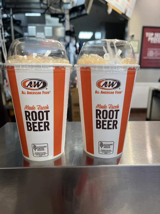 Two Small Root Beer Floats