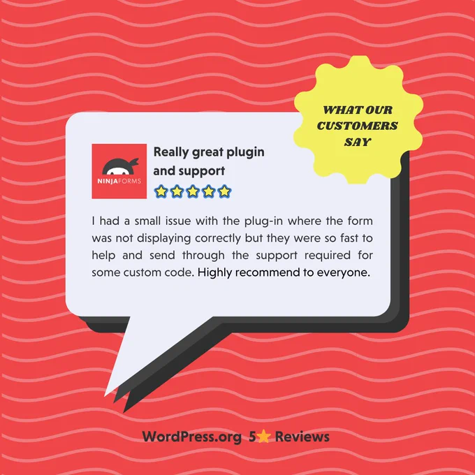 A five-star review from WordPress.org : https://wordpress.org/support/topic/really-great-plugin-and-support-8/