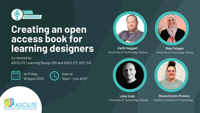Promo slide for the webinar with photos of the speakers