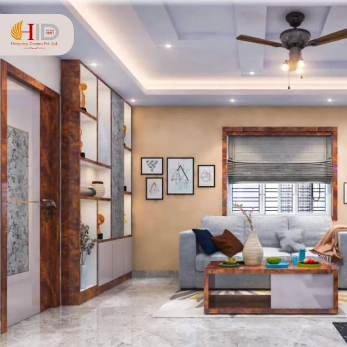 Living Room Interior - HID Designing Dreams