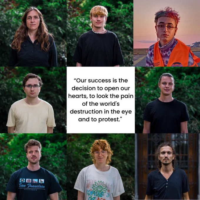 Our success is the decision to open our hearts, to look the pain of the world's destruction in the eye and to protest.

Pictures from Judith, Maxi, Charlee, Julian, Yannik, Joel, Regi &  Raul
