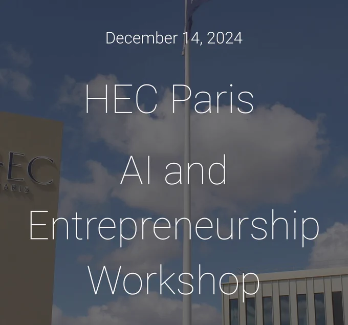 The workshop will cover a broad range of topics related to entrepreneurship and AI. We are particularly interested in the implications of AI for the organization of firms and markets, entrepreneurship and innovation, technology adoption and how AI and humans cooperate, labor markets and re- and upskilling, organizational learning, governance and risk management, entrepreneurial selection and mentorship, strategic management decision under uncertainty, and how AI compares to past technology revolutions.