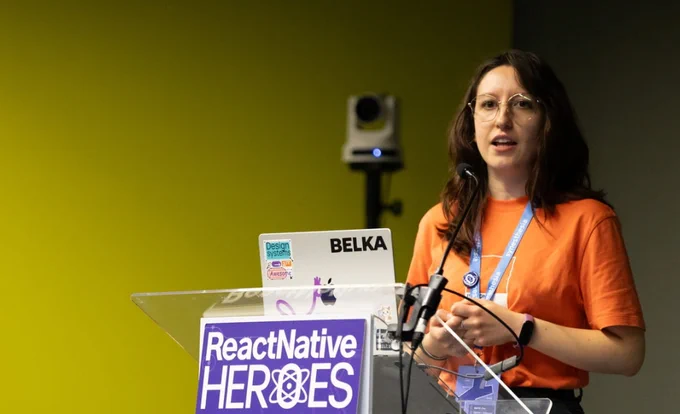 Federica at React Native Heroes