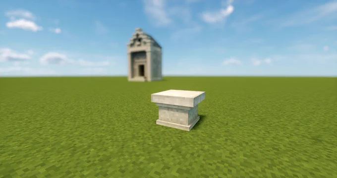 This is the Stonebrick Architrave. It is a retextured north-facing hopper for our Gondor and Human resource pack. You can find it in the 2nd "Block" tab in our custom inventory. 