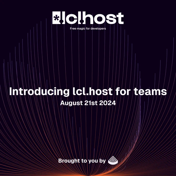 Developers! Have you experienced the pain of setting up localhost for your dev environment? Working with a team can make it even more challenging. This will all change August 21st! Anchor is  launching lcl.host for teams! Setup your app once and all collaborators can enjoy the benefits of developing locally over HTTPS.