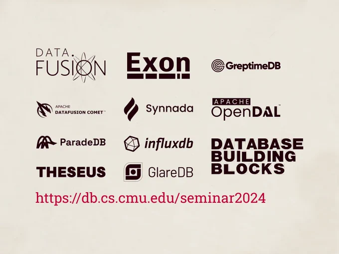 Database Building Blocks Seminar Series – Fall 2024