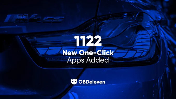 pre-made coding customizations for cars, OBDeleven