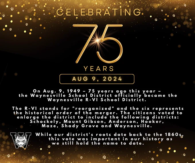 Waynesville R-VI celebrates 75 years 