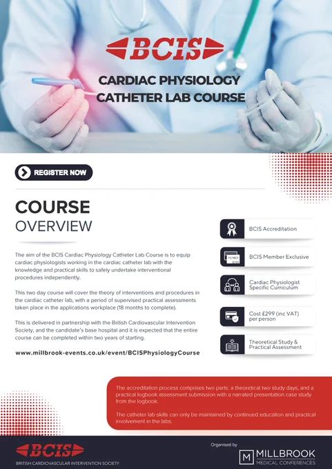 BCIS Cardiac Physiology Catheter Lab Course
