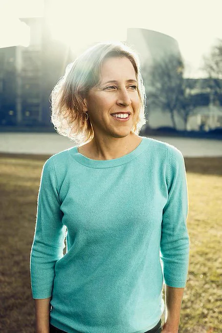 photo of Susan Wojcicki at Google Mountain View