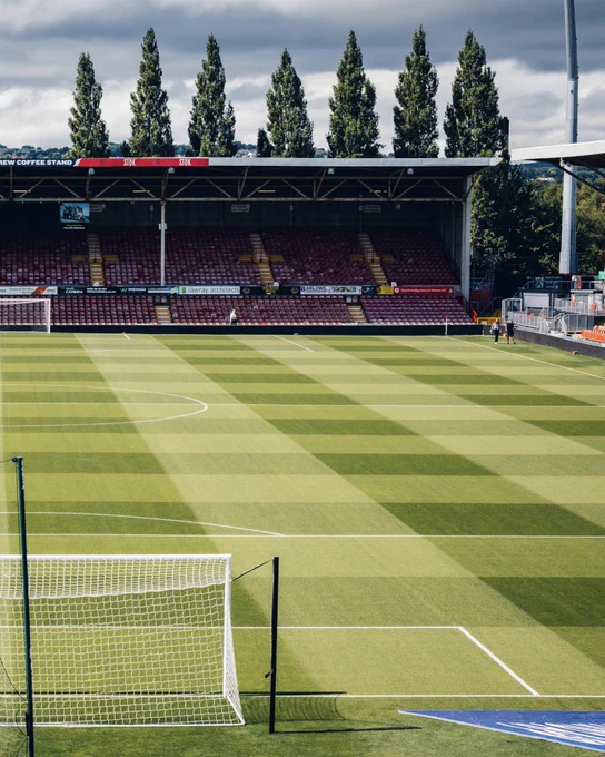 The STōK Cae Ras pictured from the Temporary Kop Stand