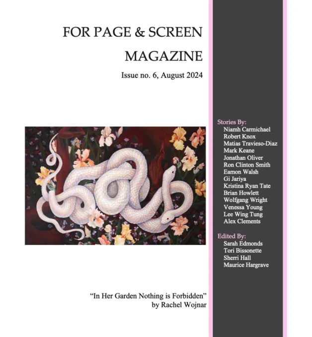 Cover of the issue of For Page and Screen Issue 6