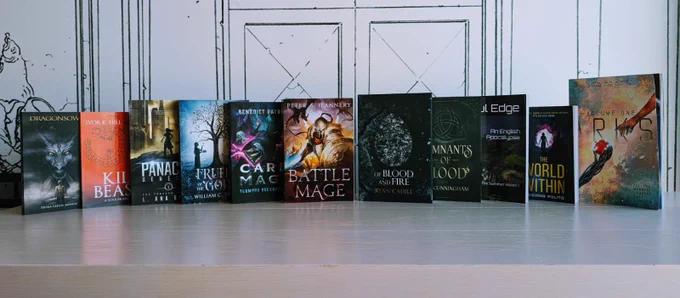 Books by:
Erika Leigh Agnew
Ivor K. Hill
L. Ana Ellis
William C. Tracy
Benedict Patrick
Peter A. Flannery
Ryan Cahill
H. F. Cunningham
Paul Edge
Adriana Polito
ClickyW