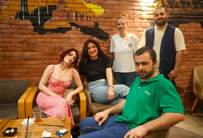 A photo of copywriters in Tbilisi