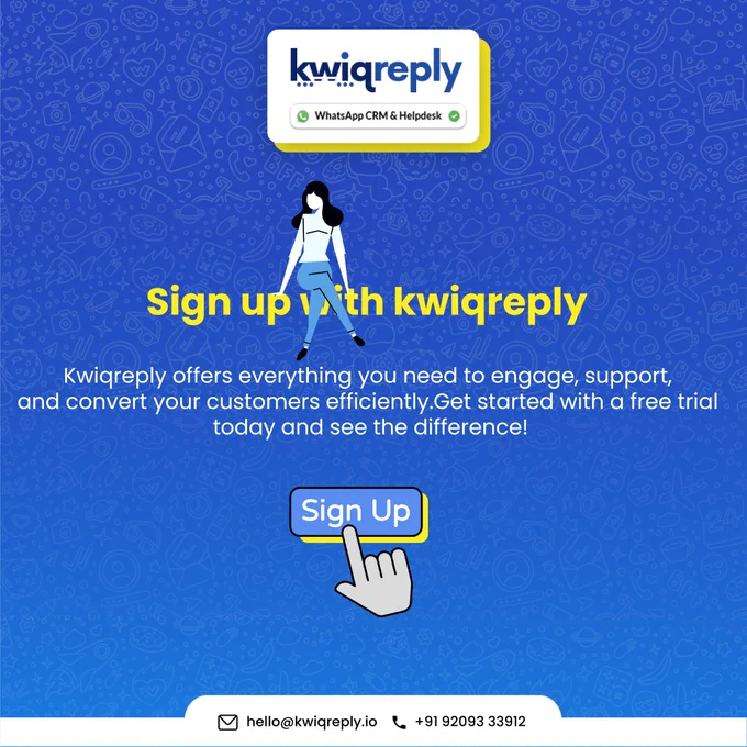 Call to action to embrace WhatsApp Business API with Kwiqreply to transform your business.