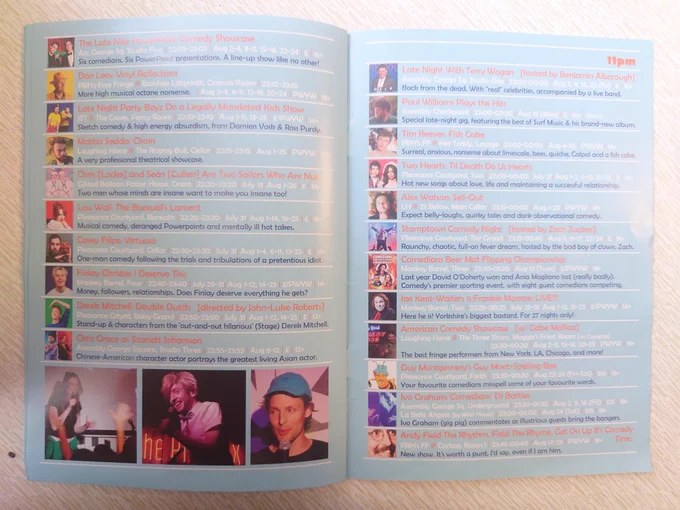 Booklet of recommendations, from PPT at 22:05 to Andy Field at 23:45