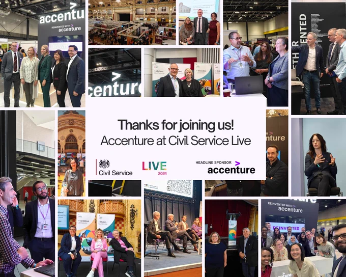 Thanks for joining us! Accenture at Civil Service Live 2024. 