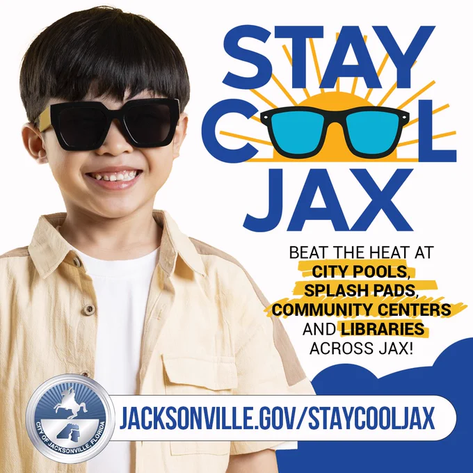 stay cool jax beat the heat at city pools, splash pads, community centers and libraries across jax