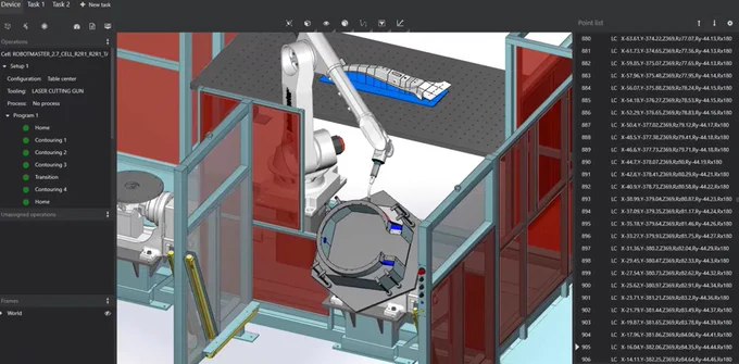 Robotmaster completing welding application