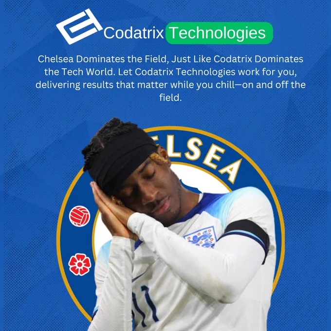 Codatrix Technologies celebrating Chelsea's win