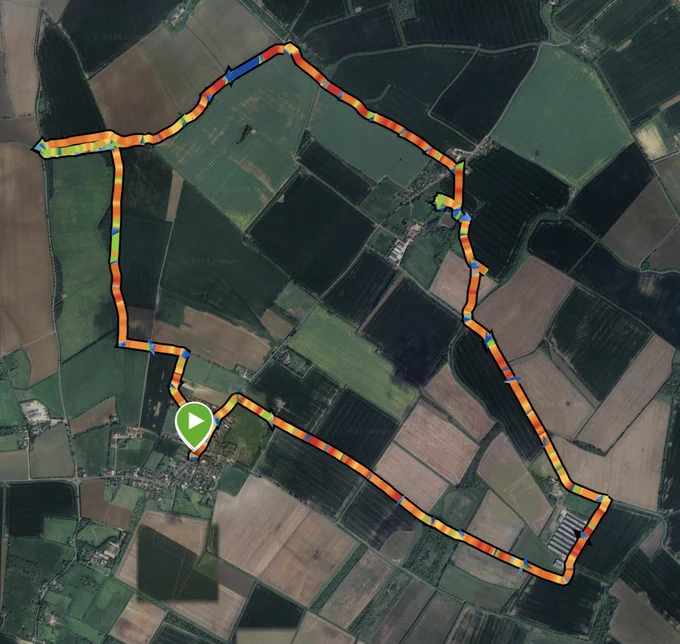 Today’s route - 7.8 miles