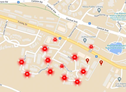map of power outage