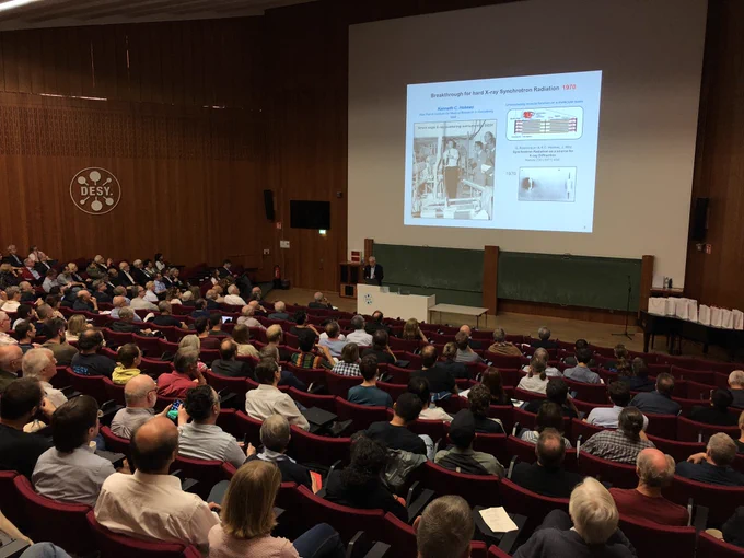 Eine Präsentation im Hörsaal