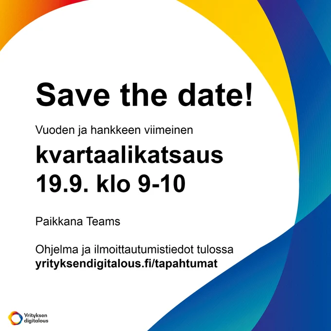 Yrityksen digitalouden kvartaalikatsaus 19.9. klo 9-10.