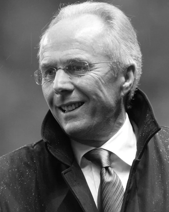Sven-Göran Eriksson pictured during an England game against Poland in 2005.