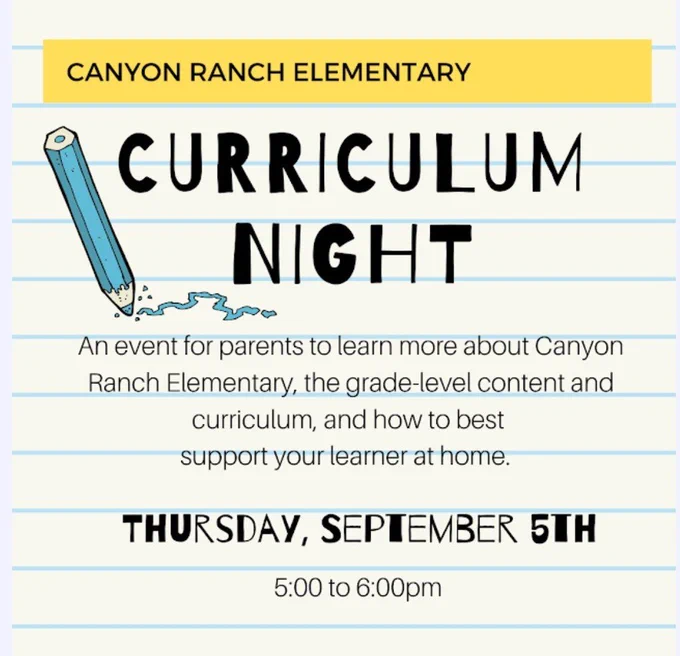 Curric Night