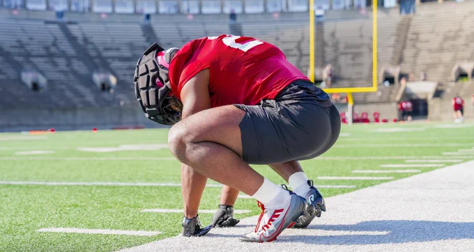 Player in Open Stadium