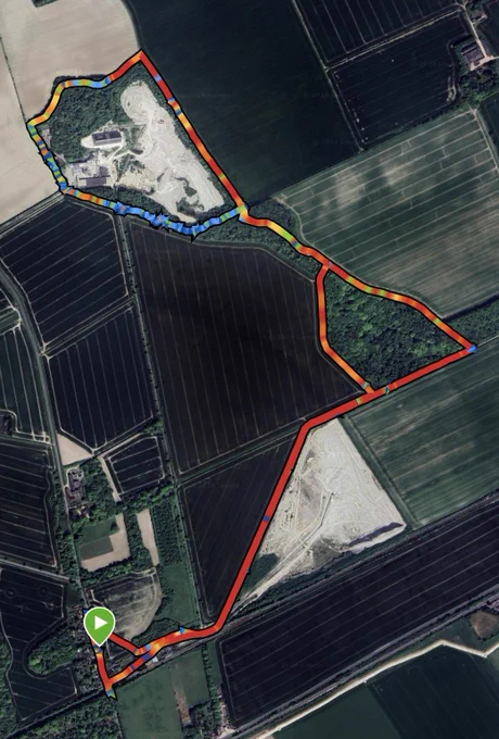 Today’s route - 4.8 miles
