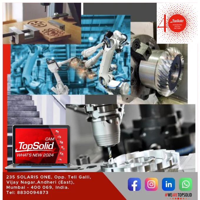 🌟 Stay ahead of industry trends with TopSolid! 

Every year, we enhance our solutions with new features,  
we're excited to introduce TopSolid 7.18, launched in 2024! 🚀

Explore what's new: 
https://www.topsolid.com/en/products

Ready to see it in action? 
Connect with us for a no-obligation demo at  91 88300 94873.

#TopSolid #Innovation2024 #WeAreTopSolid #whatsnew #cadcam 

