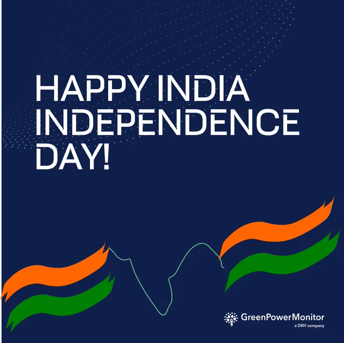 #GreenPowerMonitor wishes all Indians around the world a joyful 78th Independence Day. Let's celebrate the spirit of freedom, unity, and progress together!
