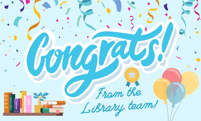 Congratulations poster for students on results day