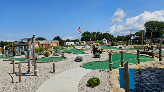 Overview of Newport Minigolf 