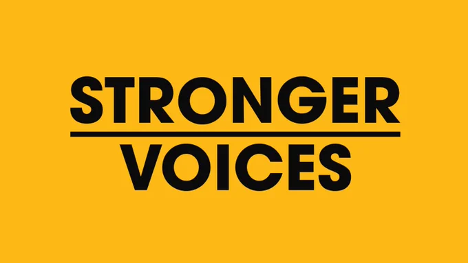 Stronger Voices logo