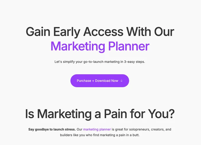 marketing planner