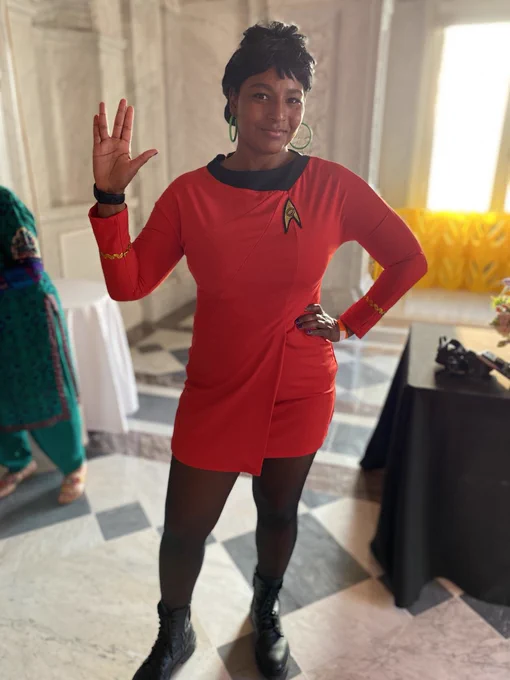2023 Live! at the Library attendee dressed as Lieutenant Uhura