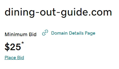 Dining Out Guide