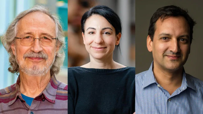 Photos of the 2024 FASS Dean's Medal winners, Gerardo Otero, Lara Aknin, and Tamir Moustafa. 
