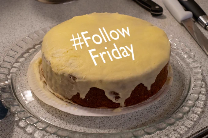 Follow Friday on a cake