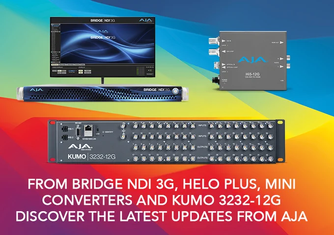 Discover the latest software and firmware updates from AJA