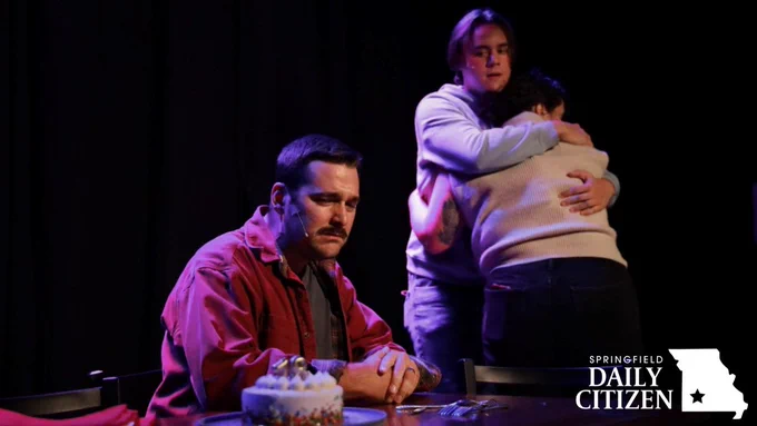 High Tide Theatrical presents the Pulitzer Prize-winning rock musical "Next To Normal" Aug. 16-24. The cast includes, from left, Seth Dylan Hunt, Miles Stamper and Sally Trtan. (Photo by Madison Steward)