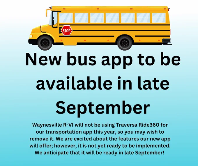 New bus app to be available in late September