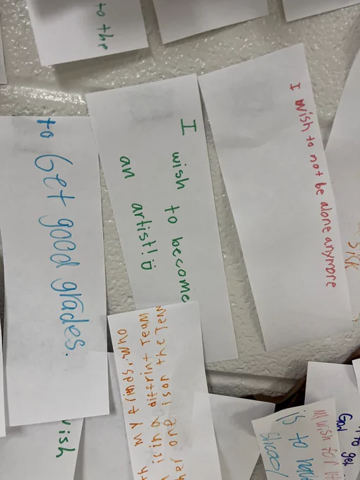 Student wishes