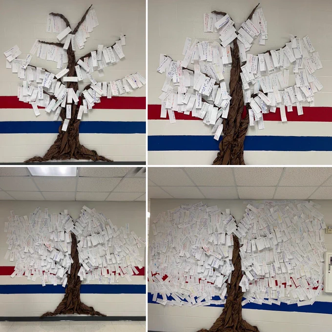 Wishtree with wishes