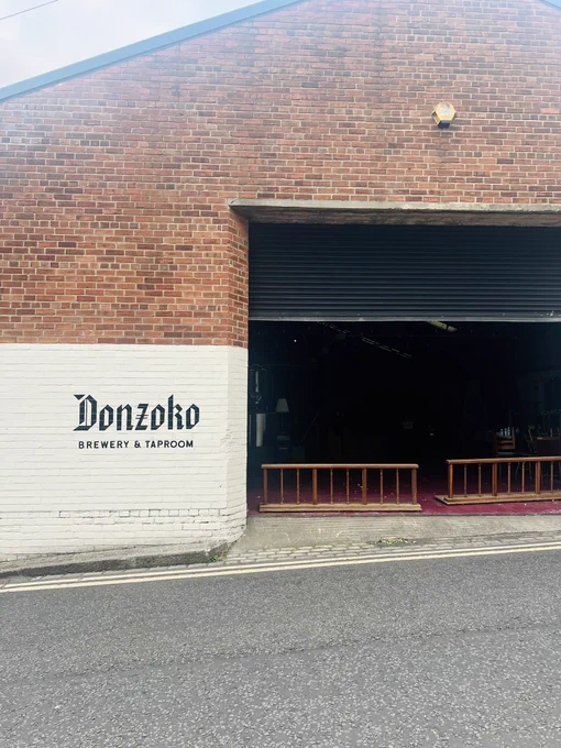 Donzoko’s taproom in Newcastle, not open yet unfortunately!